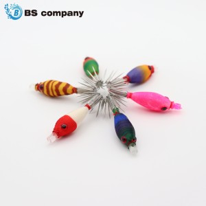 BS컴퍼니 훅업 소프트에기 3.8cm 에기슷테 화살촉오징어에기